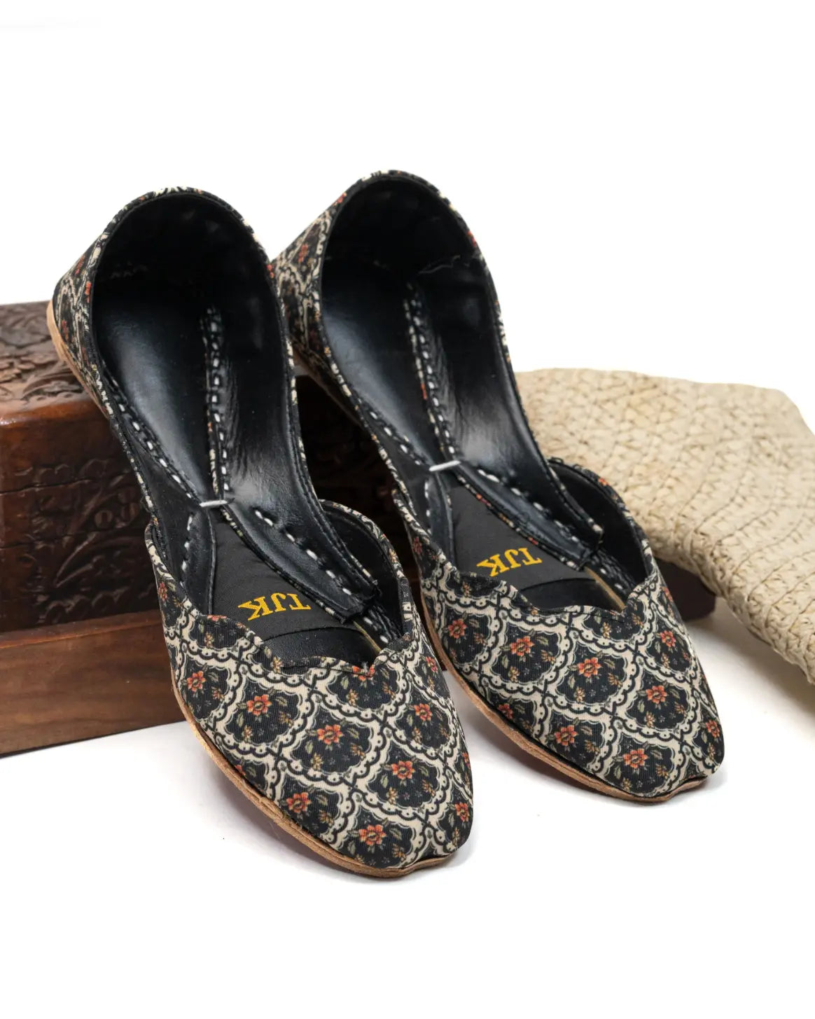 TJK Designs Khussa Suit-Raag