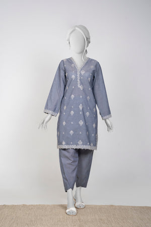 Chambray By Ayla Studio Solid Co Ords Winter Collection'2025-EAE210105G