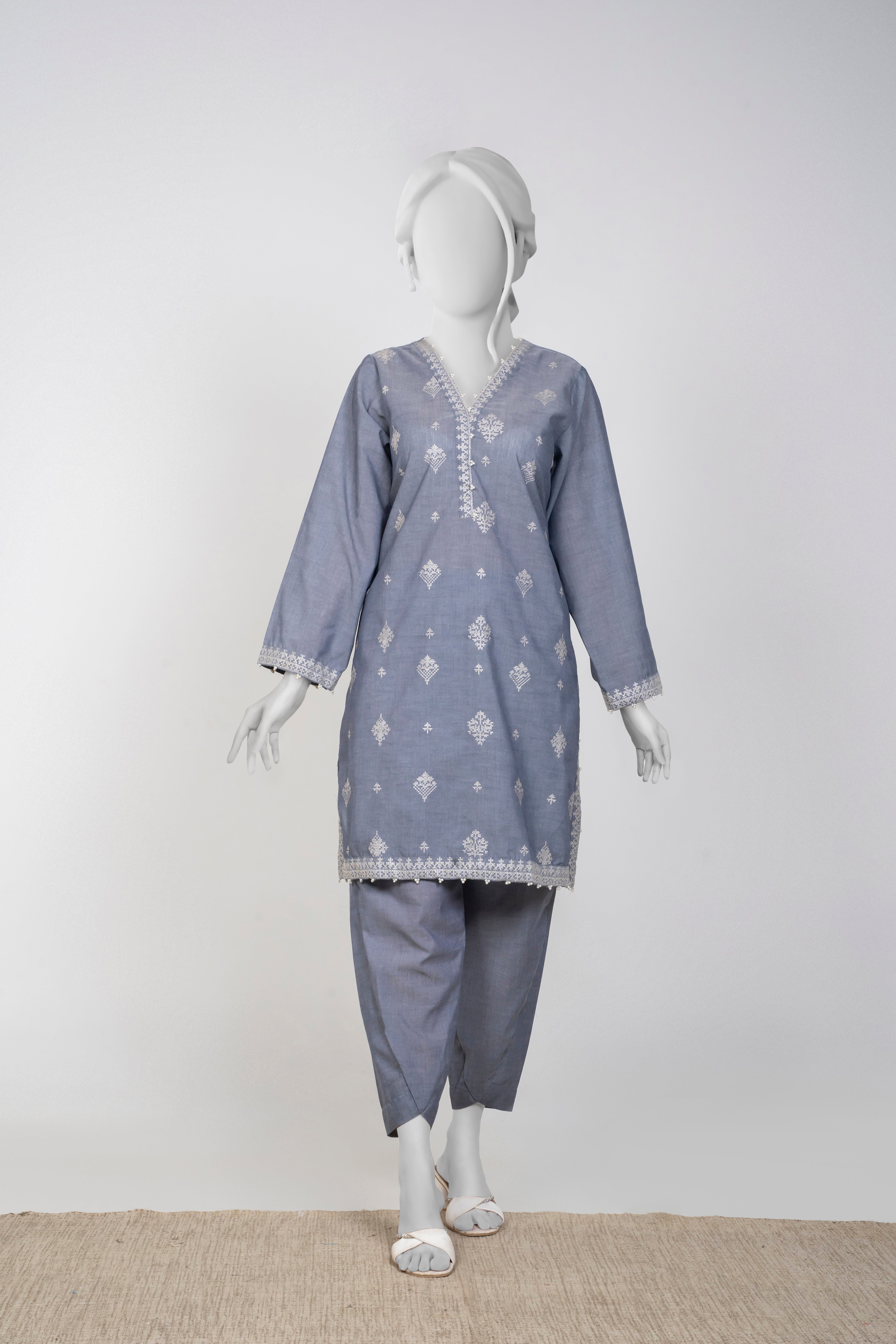 Chambray By Ayla Studio Solid Co Ords Winter Collection'2025-EAE210105G