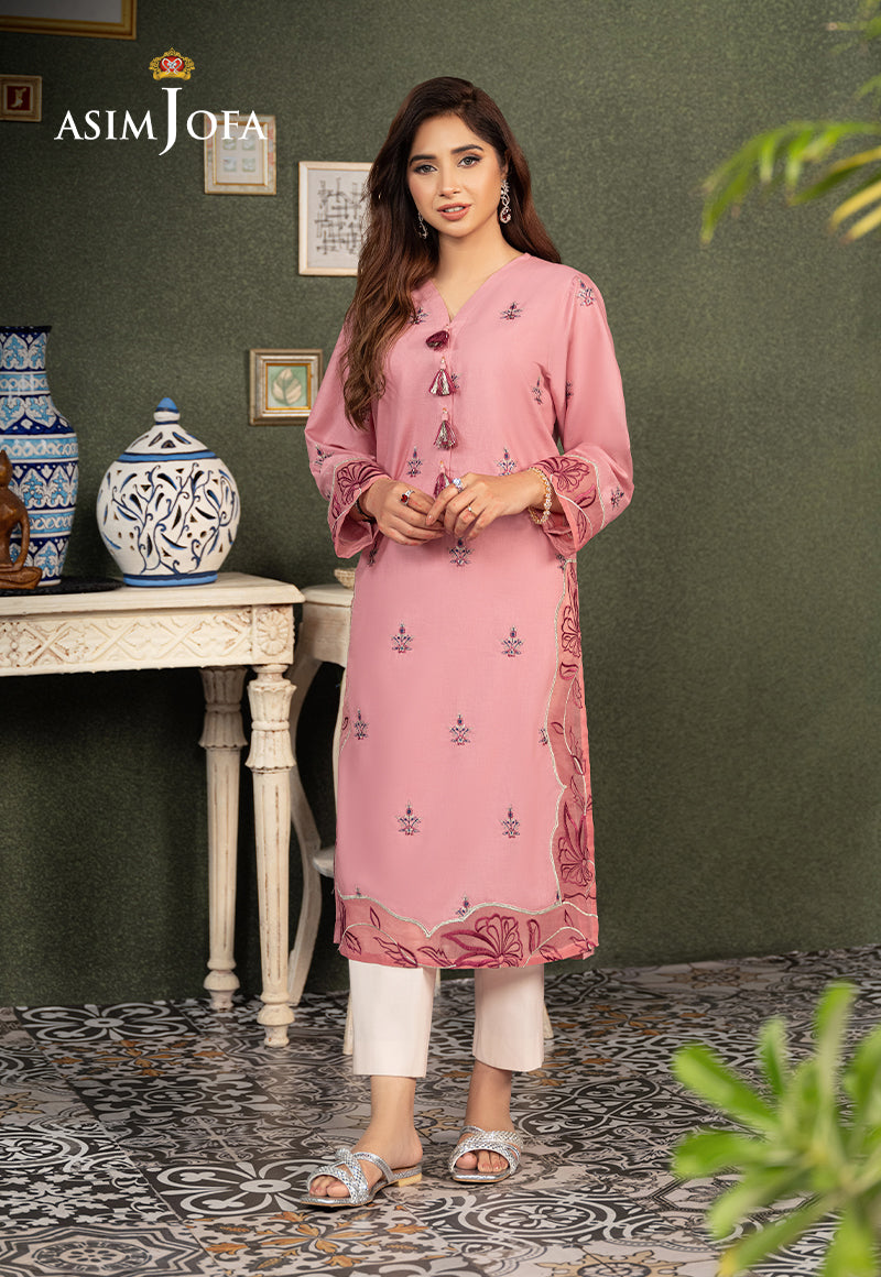 Asim Jofa Outfit Of The Day Ajod-08 Embroidered Swiss Lawn 1 Pc
