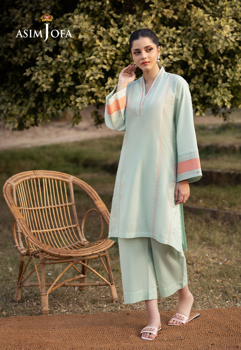 Asim Jofa Essential Pret Drop 6 Ajpb-123 Dyed Cambric 2 Pcs