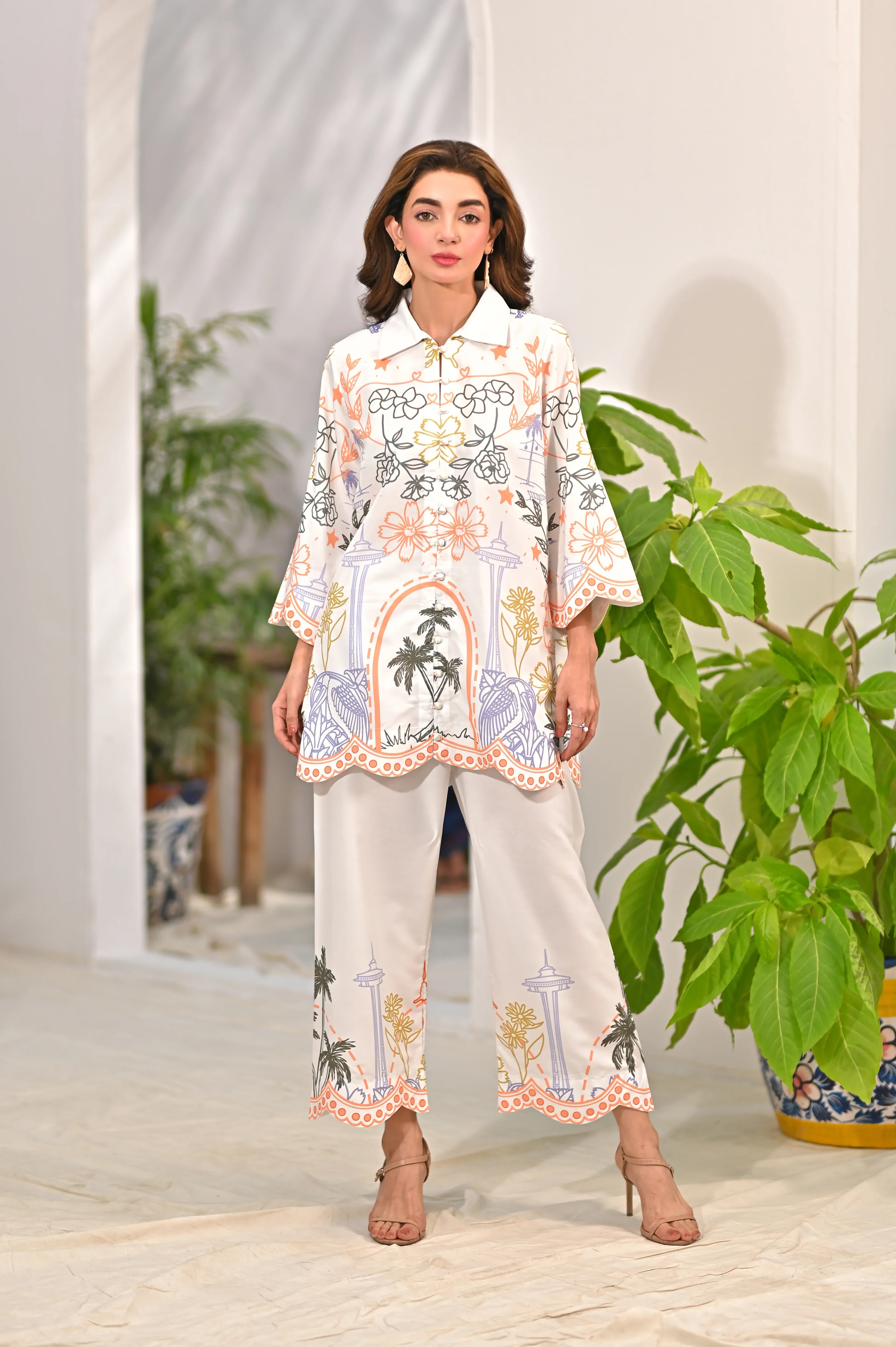 Dhaga Stitched 2 Piece Poly Cambric Collection'2025-Solaris