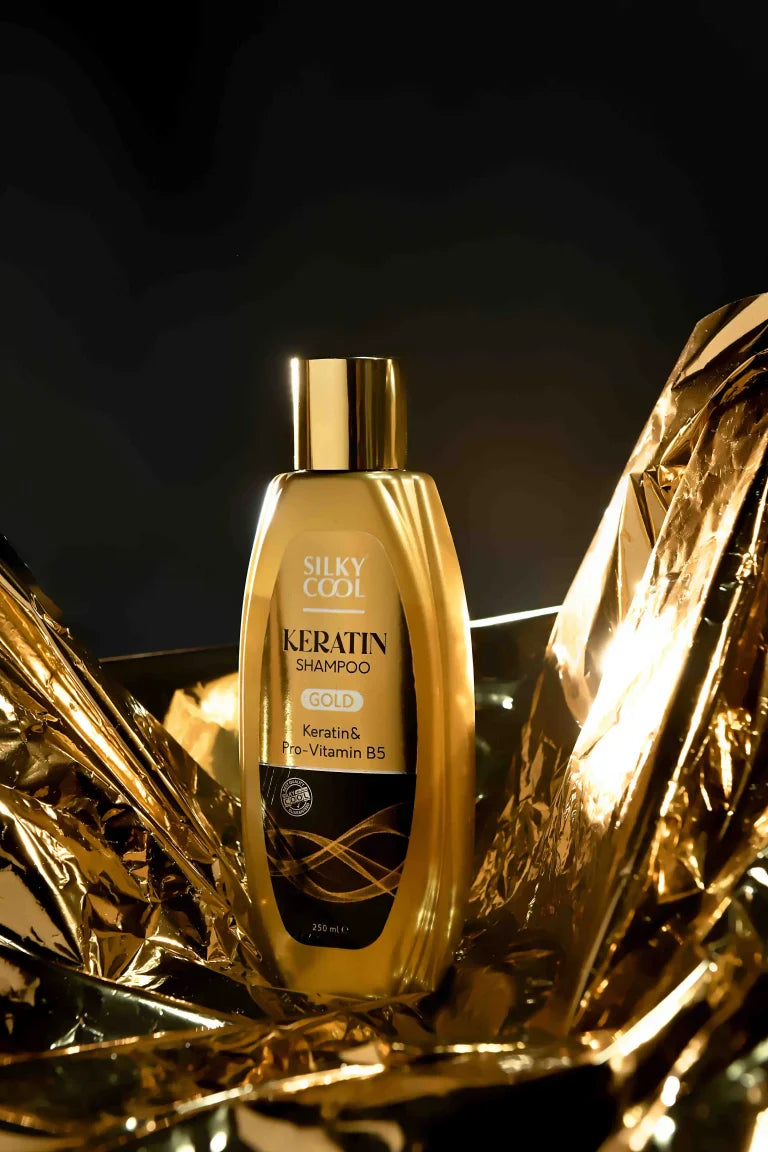 Silky Cool Keratin Gold Pro Vitamin B5 Shampoo 250Ml