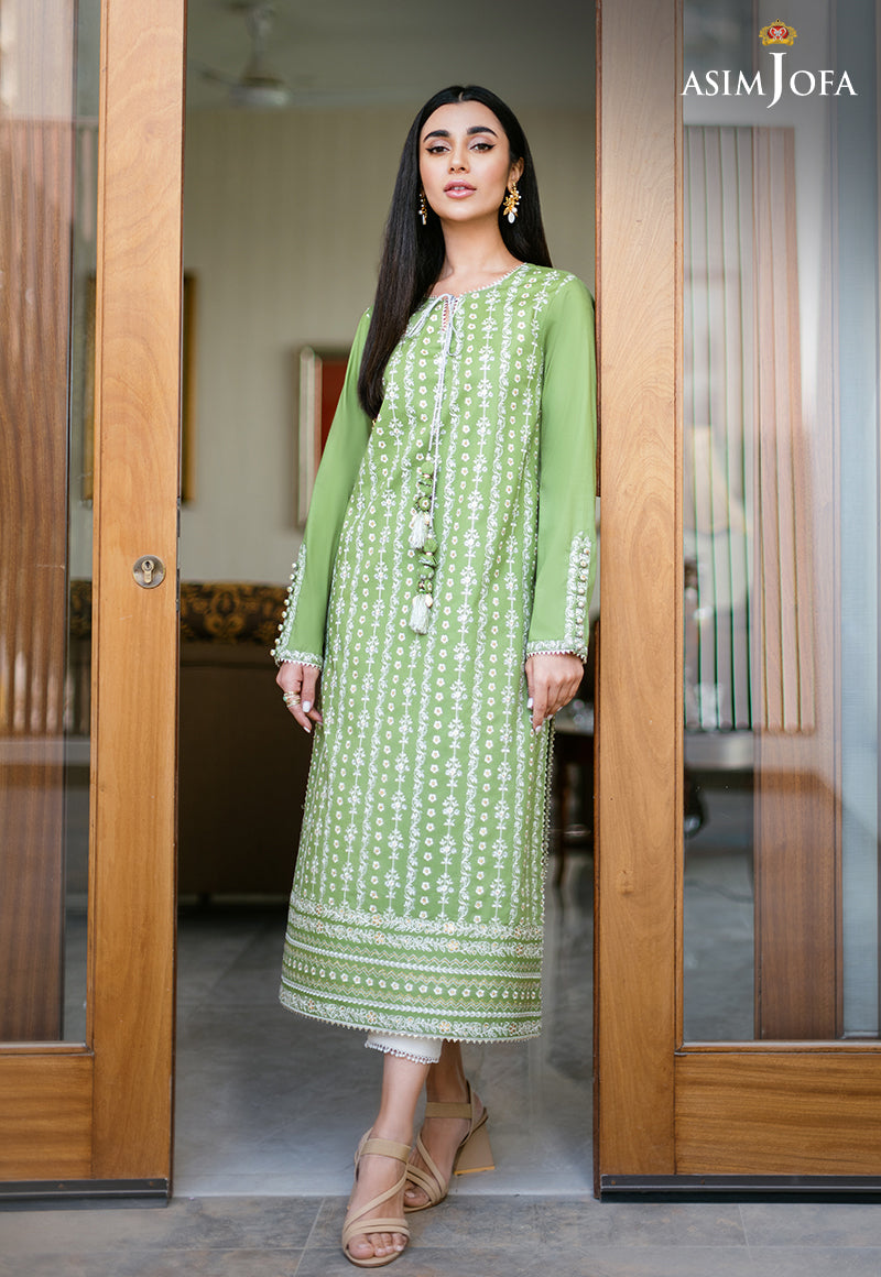 Asim Jofa Pret Essentials '23 Ajpe-08 (1-Pc) Embroidered Cambric 1 Pc