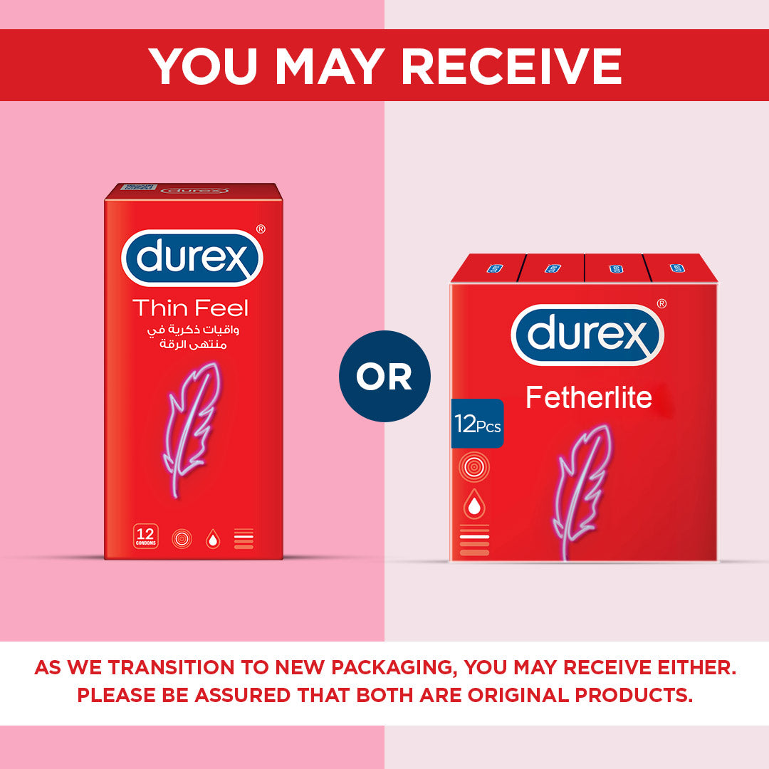 Bundle - Durex - Condoms 3S Extended Pleasure + Durex - Condoms 3S Feather Lite