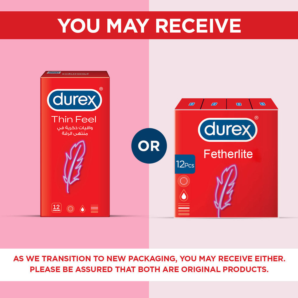 Bundle - Durex - Condoms 3S Extended Pleasure + Durex - Condoms 3S Feather Lite