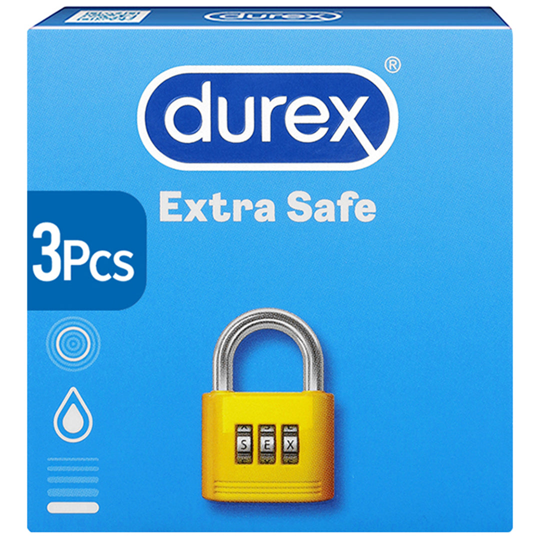 Bundle - Durex Extra Safe 3's Condoms + Durex - Condoms 3S Extended Pleasure