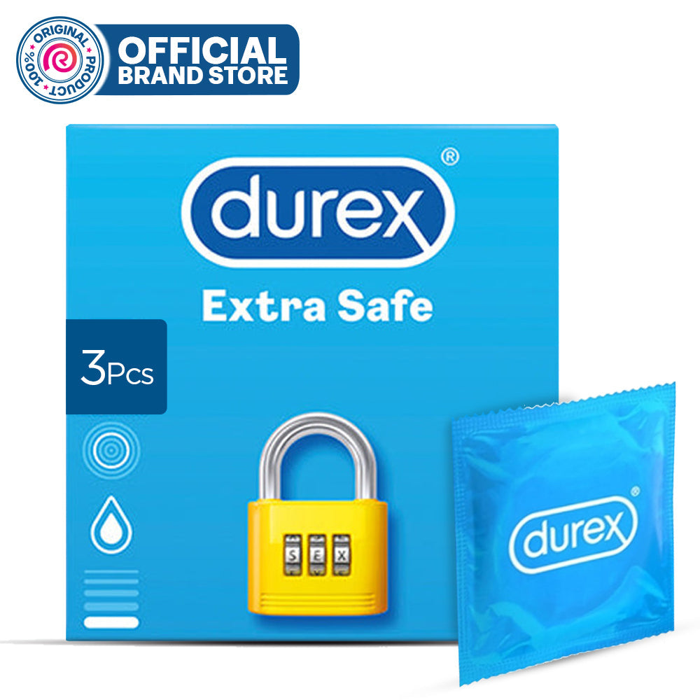 Bundle - Durex Extra Safe 3's Condoms + Durex - Condoms 3S Extended Pleasure