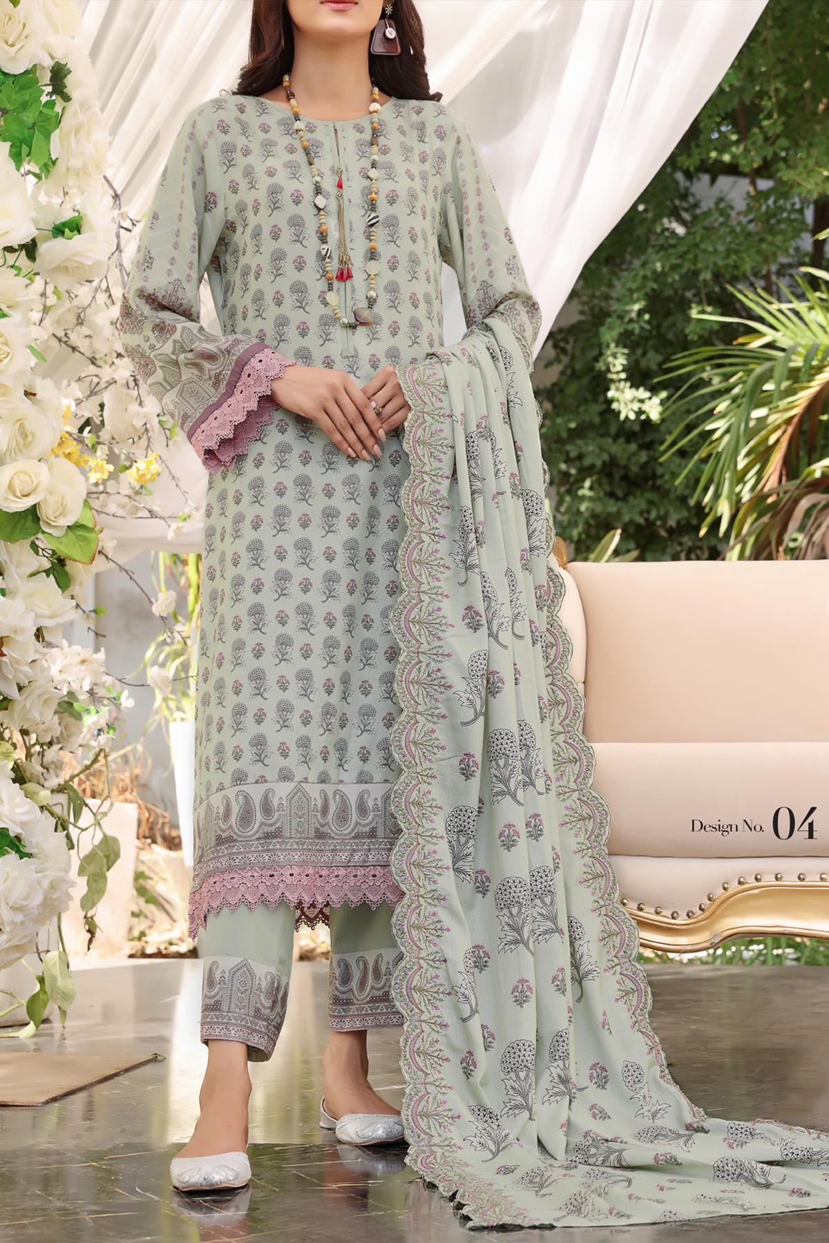 Mariyah Karandi By VS Textile-3 pc  unstitch suit