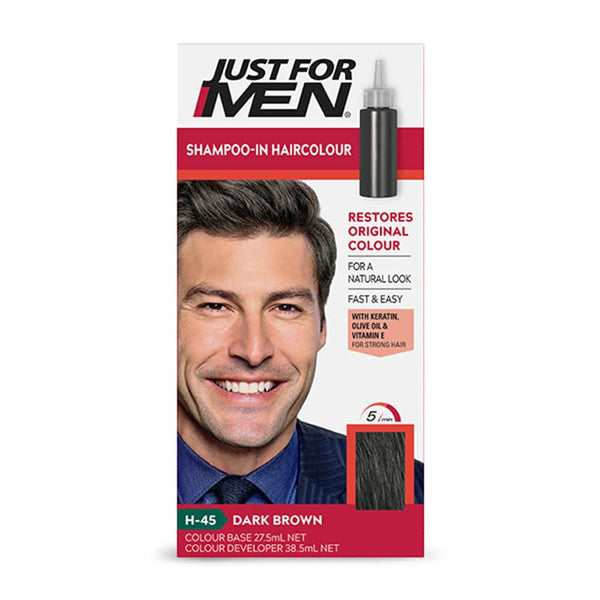 Just For Men - Shampoo-In Haircolour - Dark Brown - My Store