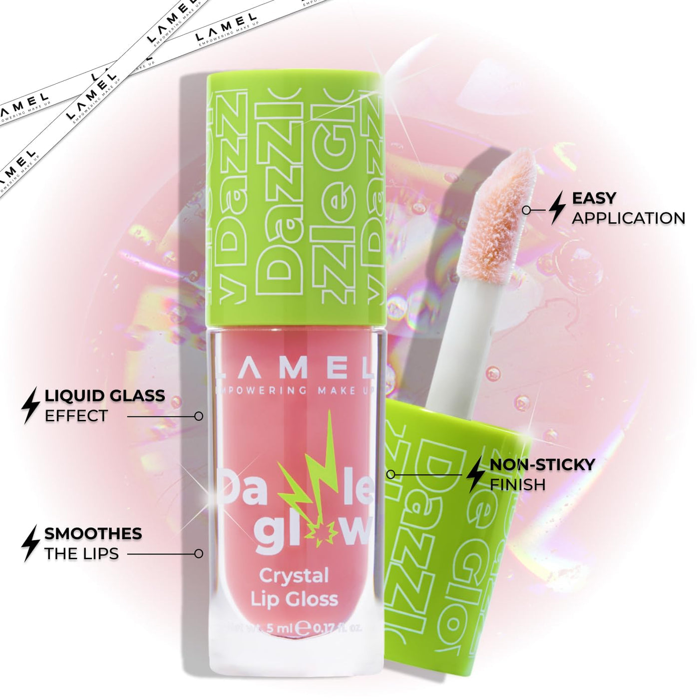 Lamel Crystal Lip Gloss Dazzle Glow 402
