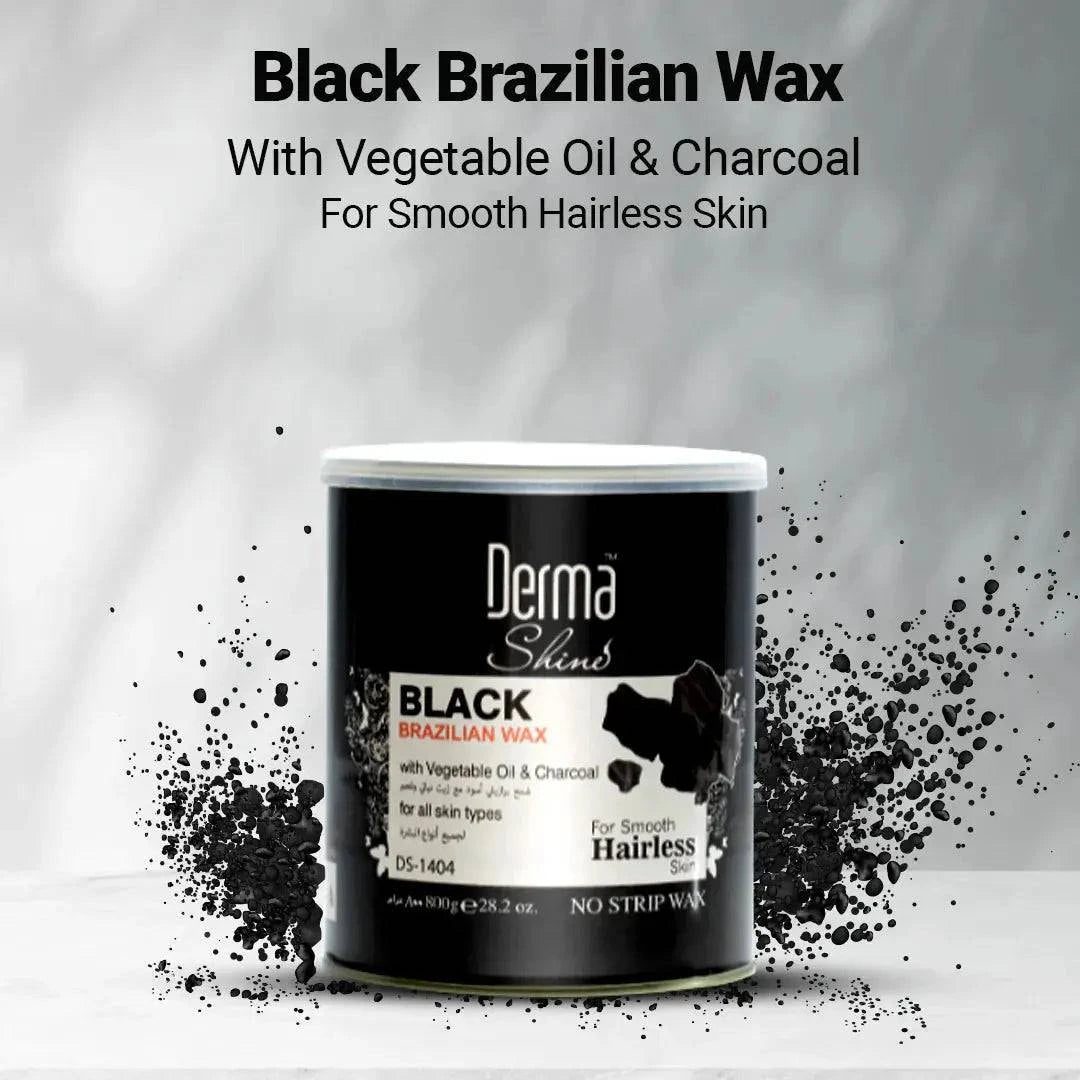 Derma Shine Black Brazilian Wax Oil & Charcoal 800G - My Store