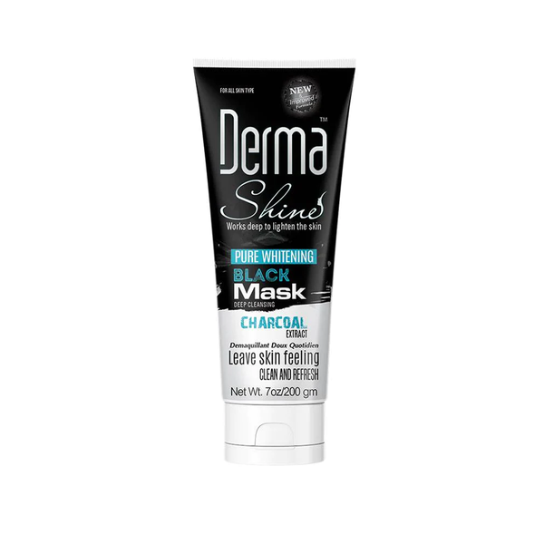 Derma Shine Charcoal Peel Off Black Mask