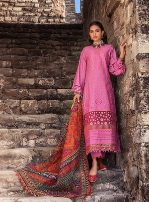 Zainab Chottani Embroidered Lawn Unstitched 3 Piece (Inaya 10A)
