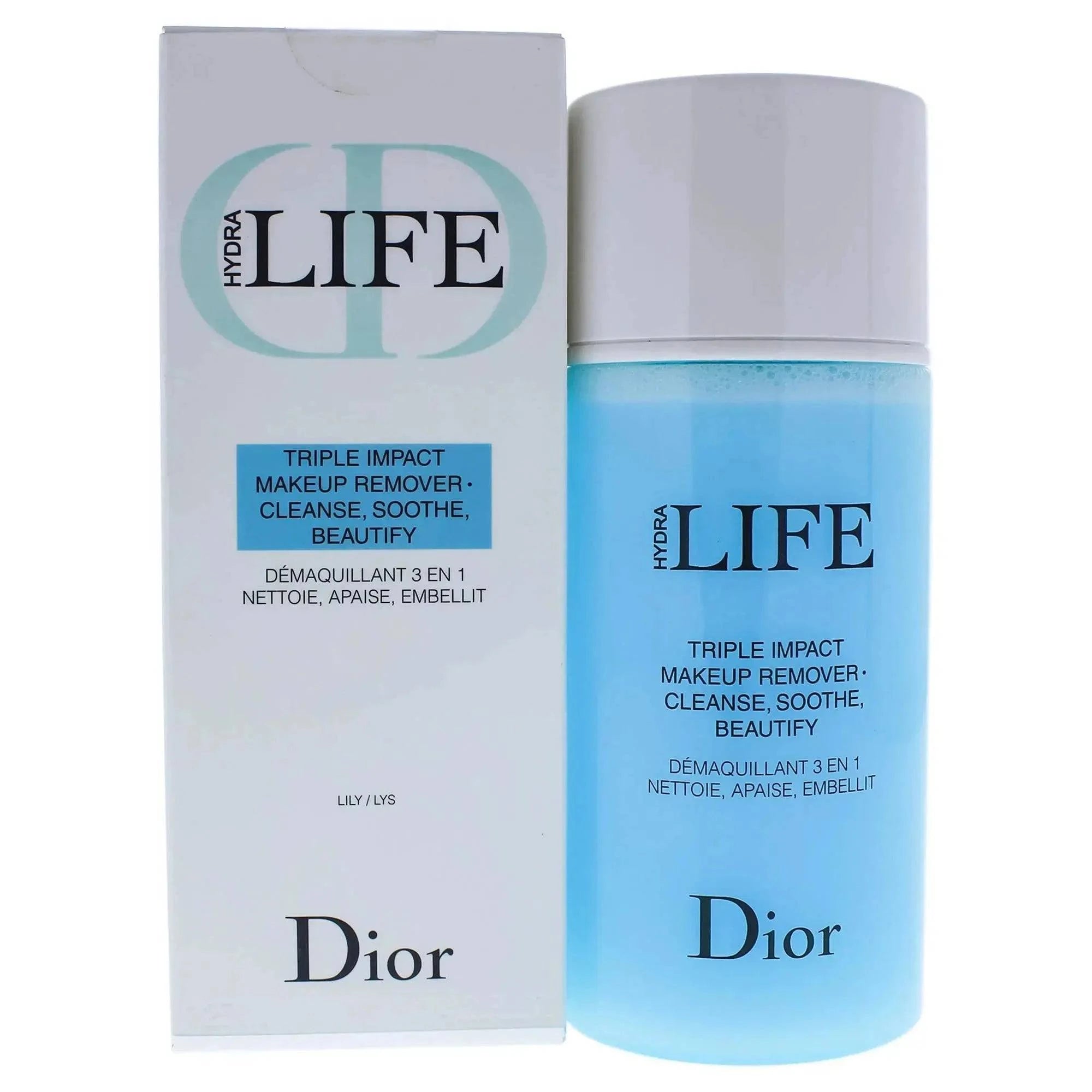 Dior - Hydra Life Triple Impact Makeup Remover Cleanse, Soothie, Beautify 125ml - My Store