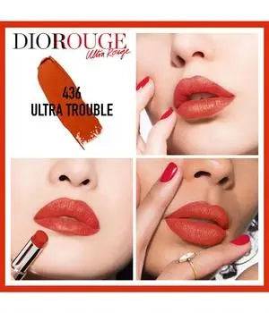 Dior - Ultra Rouge 0.11 oz # 436 Ultra Trouble Makeup - My Store