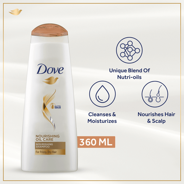 Dove Shampoo Nourishing Oil Care - 360Ml - My Store
