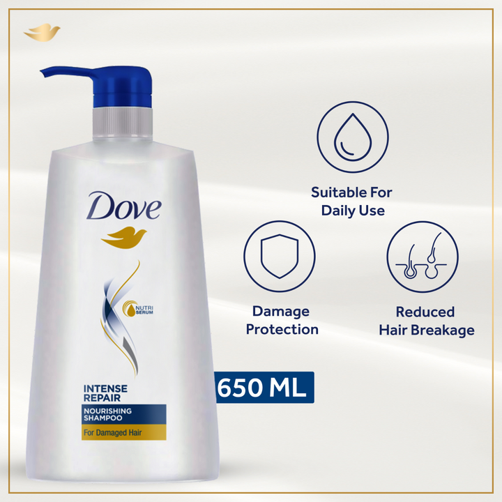 Dove Intense Repair Shampoo 650ml - Snapcart.pk
