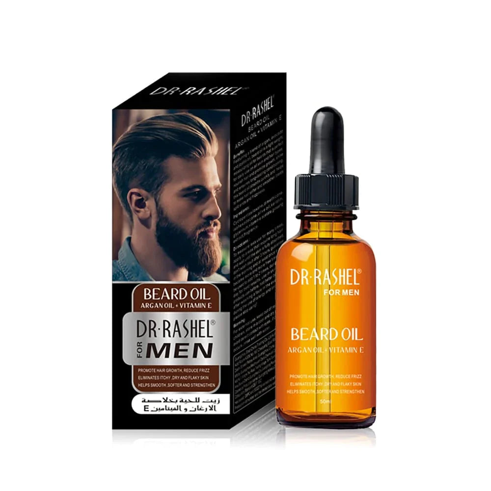Dr Rashel Beard Oil With Argan Oil And Vitamin E For Men 50ml