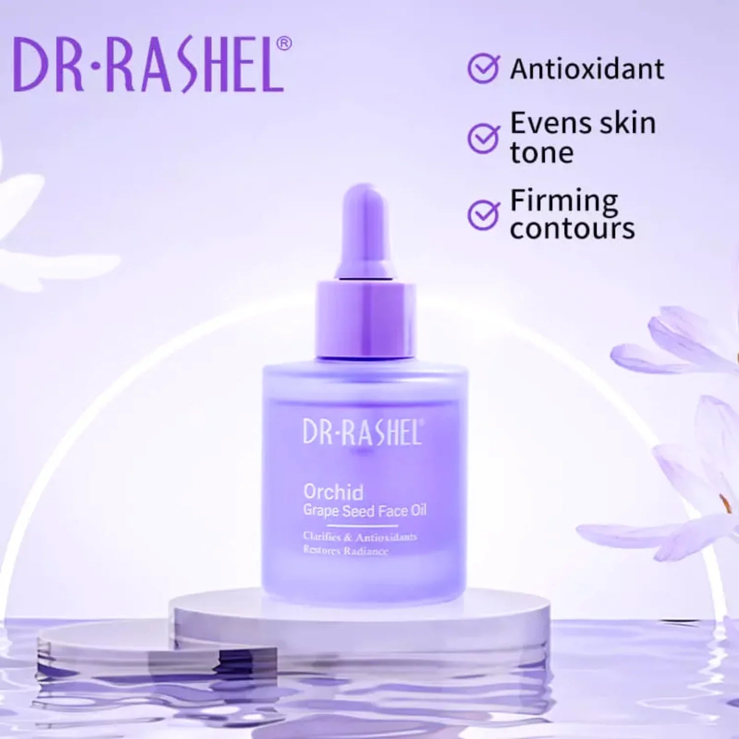 Dr Rashel Orchid Grape Seed Face Oil 35Ml