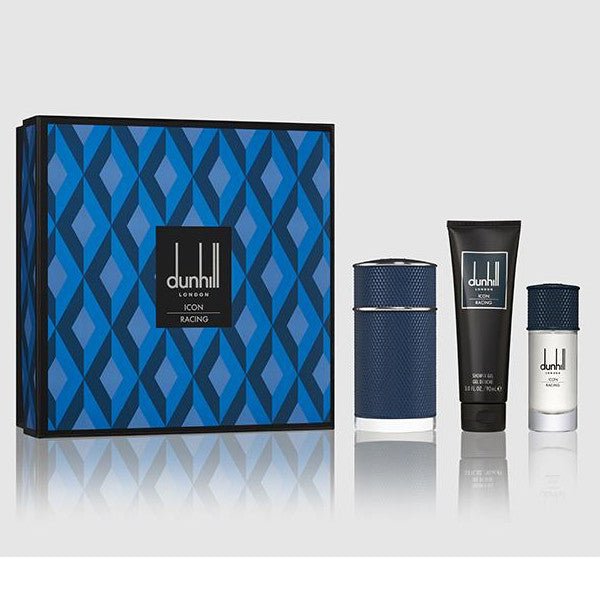 Dunhill London Icon Racing Blue Men Set EDP 100Ml+EDP 30Ml+SG 90Ml