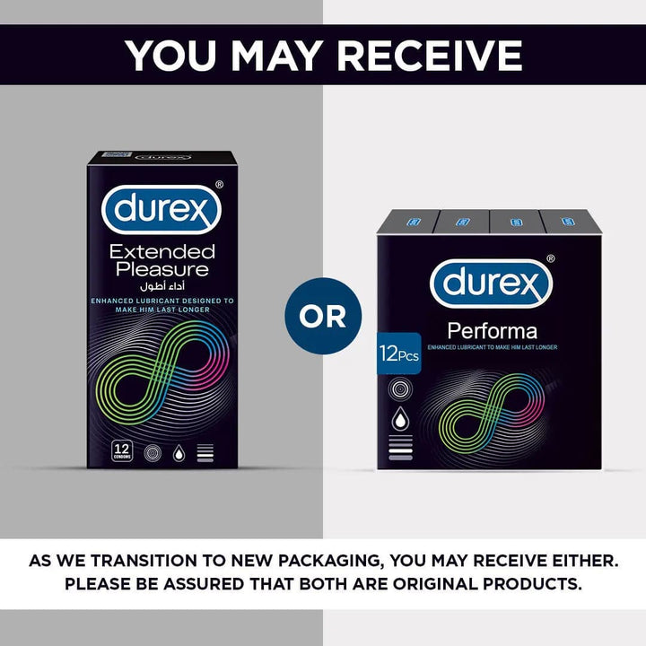 Durex - Extended Pleasure Embellished 12's - My Store