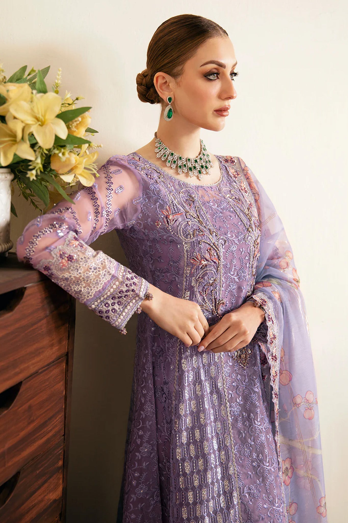 Ramsha Unstitched 3 Piece Festive Formals Vol-01 Collection'2025-E-107