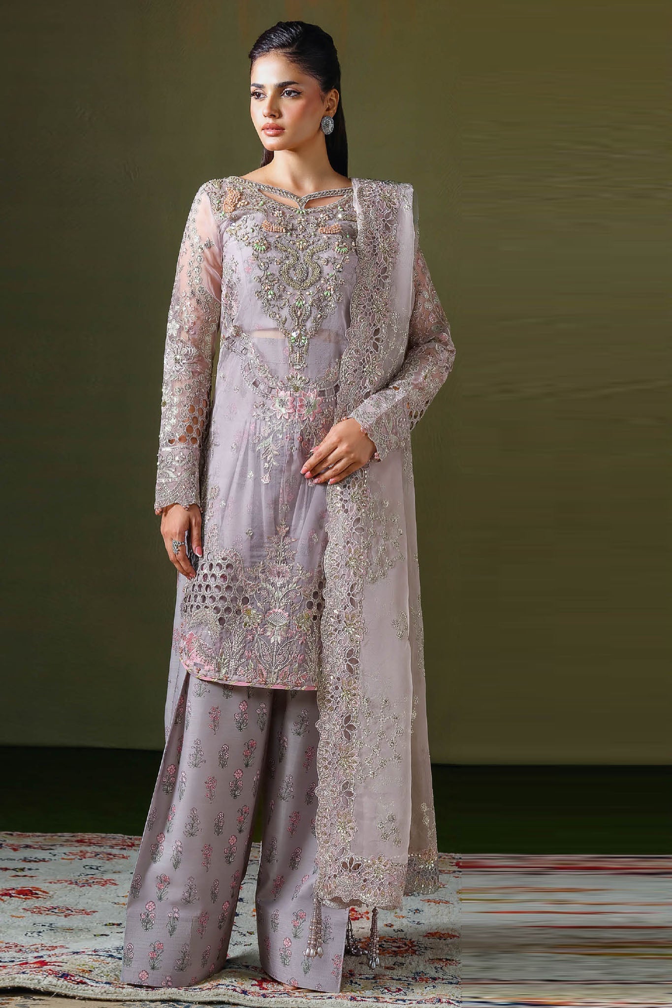 Ramsha Unstitched 3 Piece Festive Formals Vol-03 Collection'2025-E-308