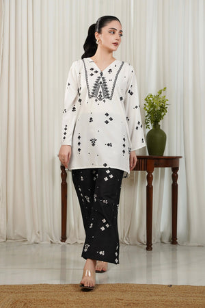 Dhaga Stitched 2 Piece Crepe Collection'2025-Zillah