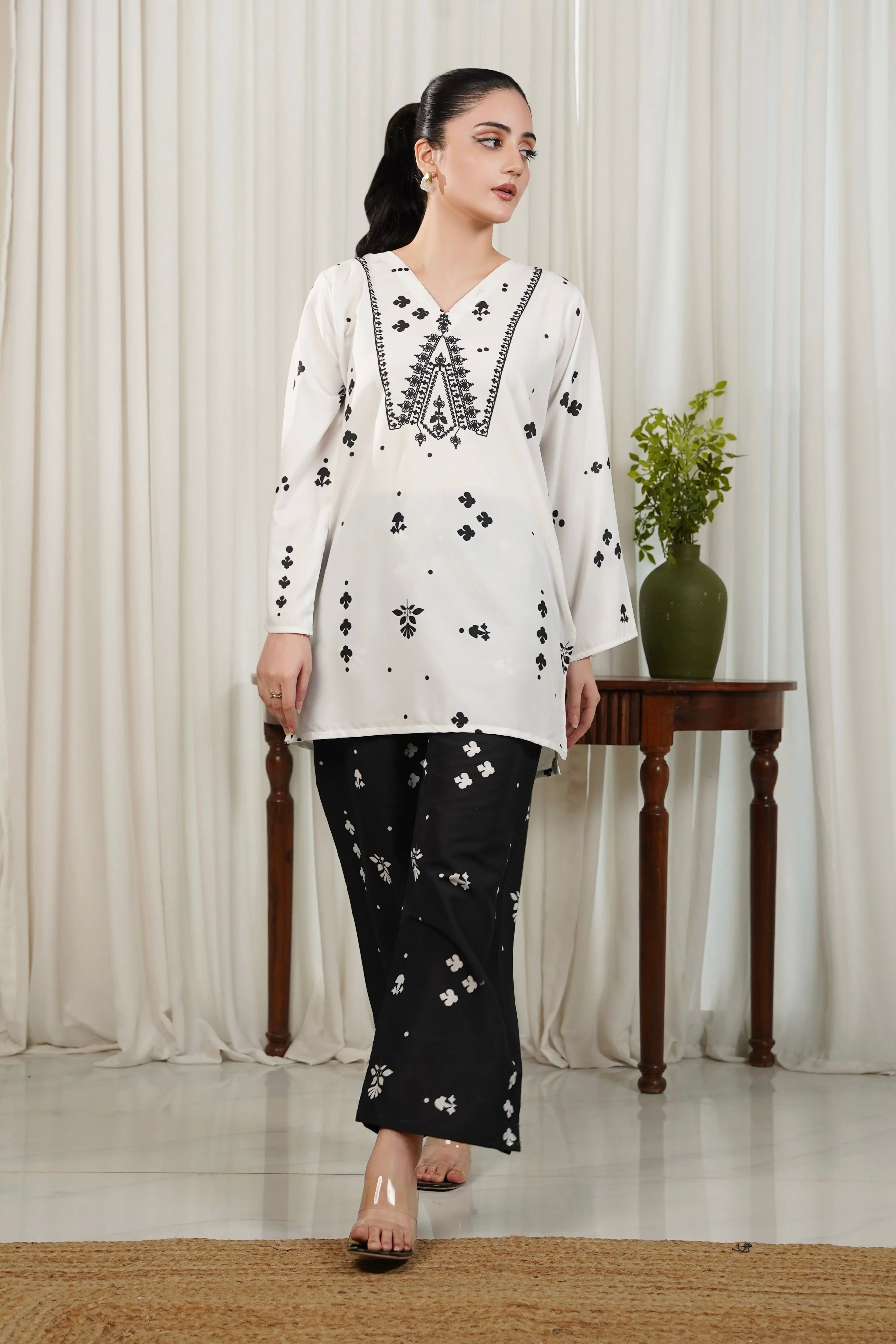 Dhaga Stitched 2 Piece Crepe Collection'2025-Zillah