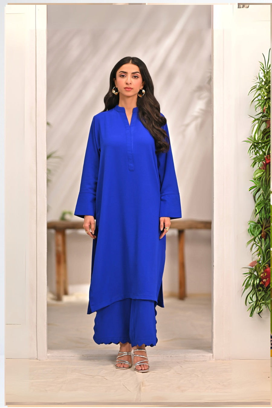 Dhaga Stitched 2 Piece Solids Crepe Summer Collection'2025-Remy