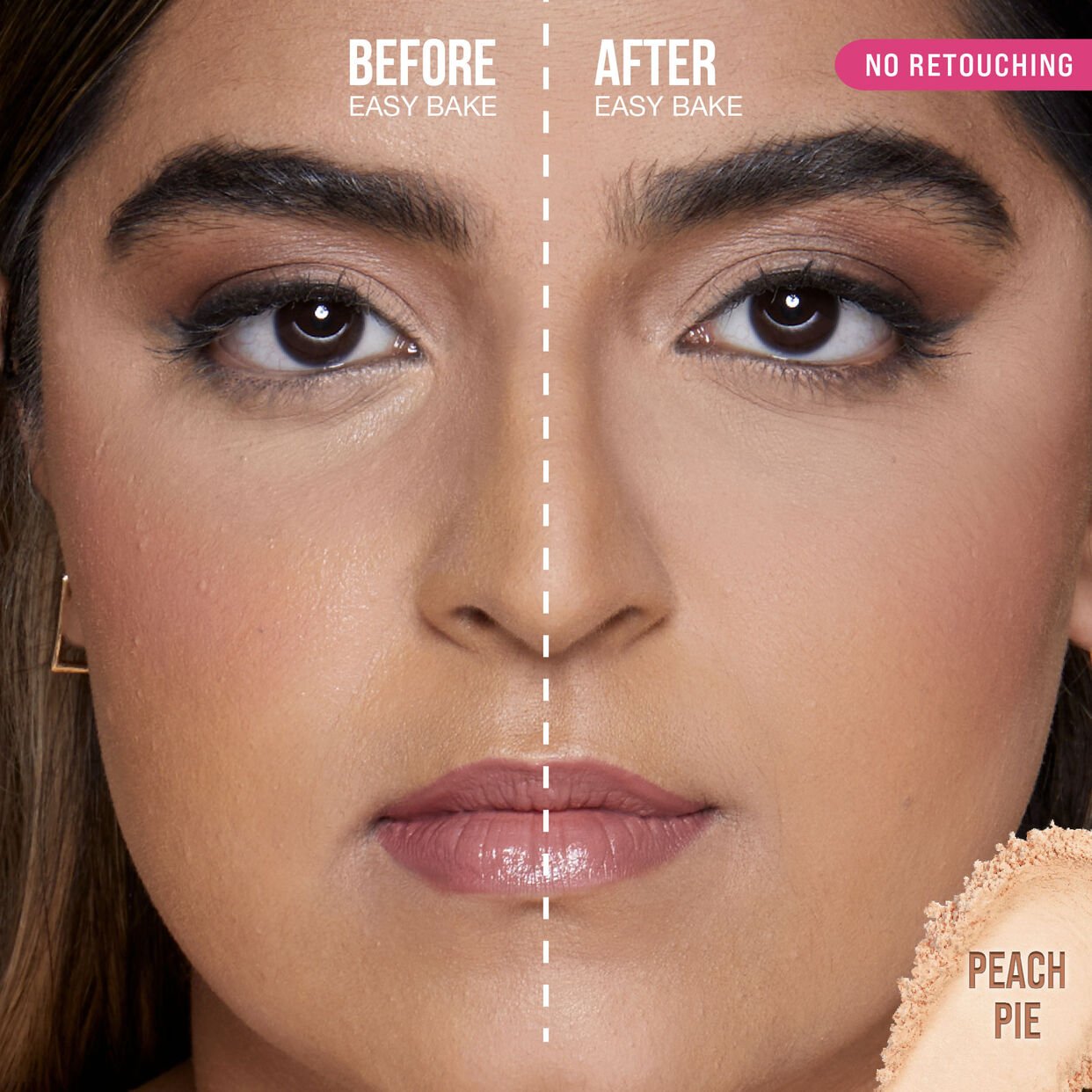 Huda Beauty Loose Baking & Setting Powder  - Peach Pie - 20gm