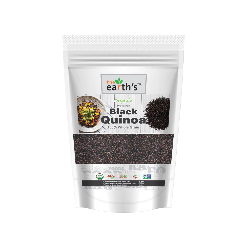 Nature's Bar Black Quinoa Seeds 250gm - Snapcart.pk