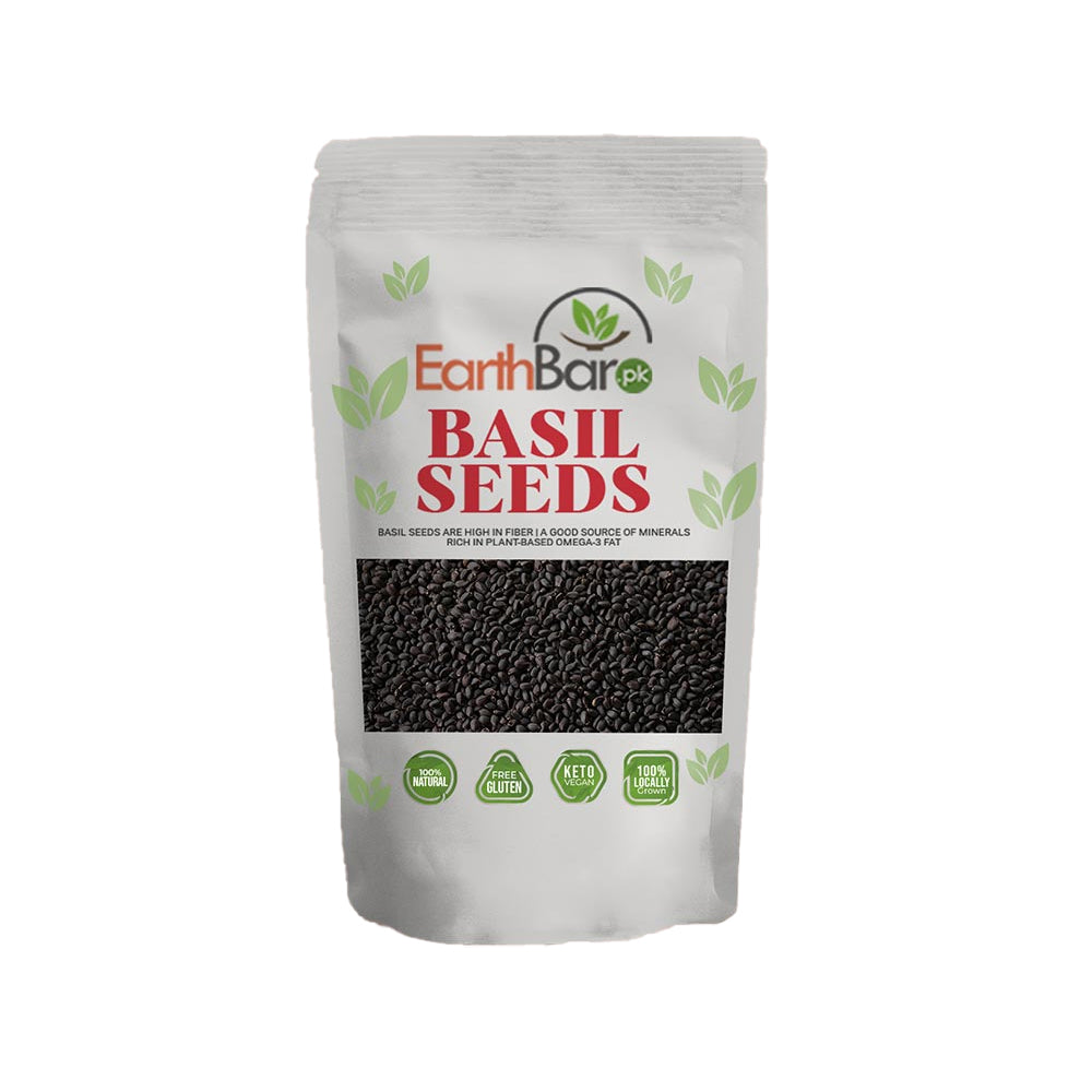 Nature's Bar Basil Seeds 250gm - Snapcart.pk