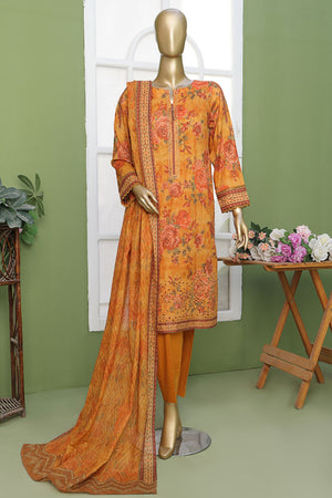 Elite By HZ Unstitched 3 Piece Emb Lawn Collection'2025-EC-212