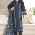Sada Bahar Stitched 3 Piece The Luxury Chikankari Edit Vol-01 Suit-EDIT-05-BLUE