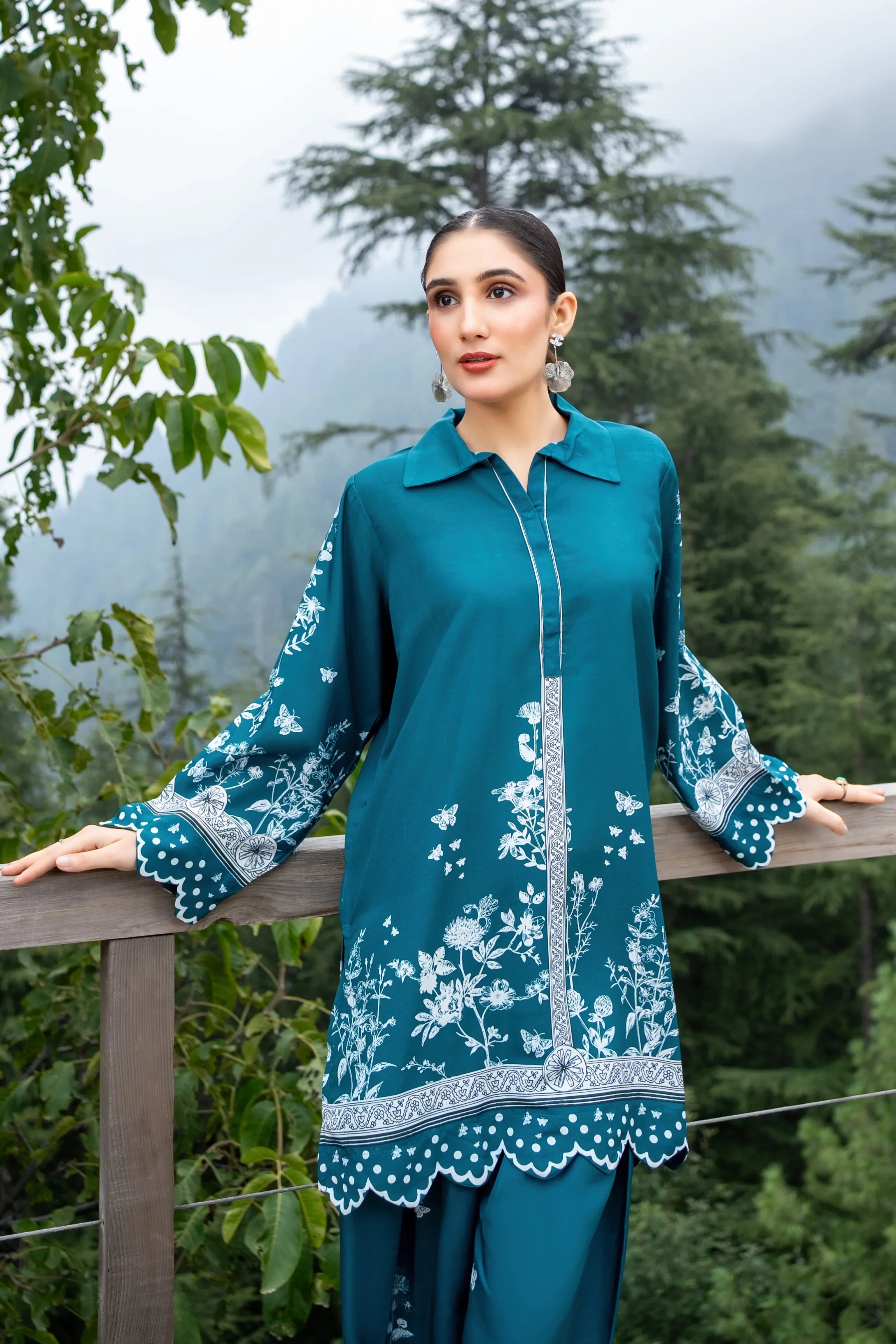 Dhaga Stitched Co Ords Summer Suit-Edith