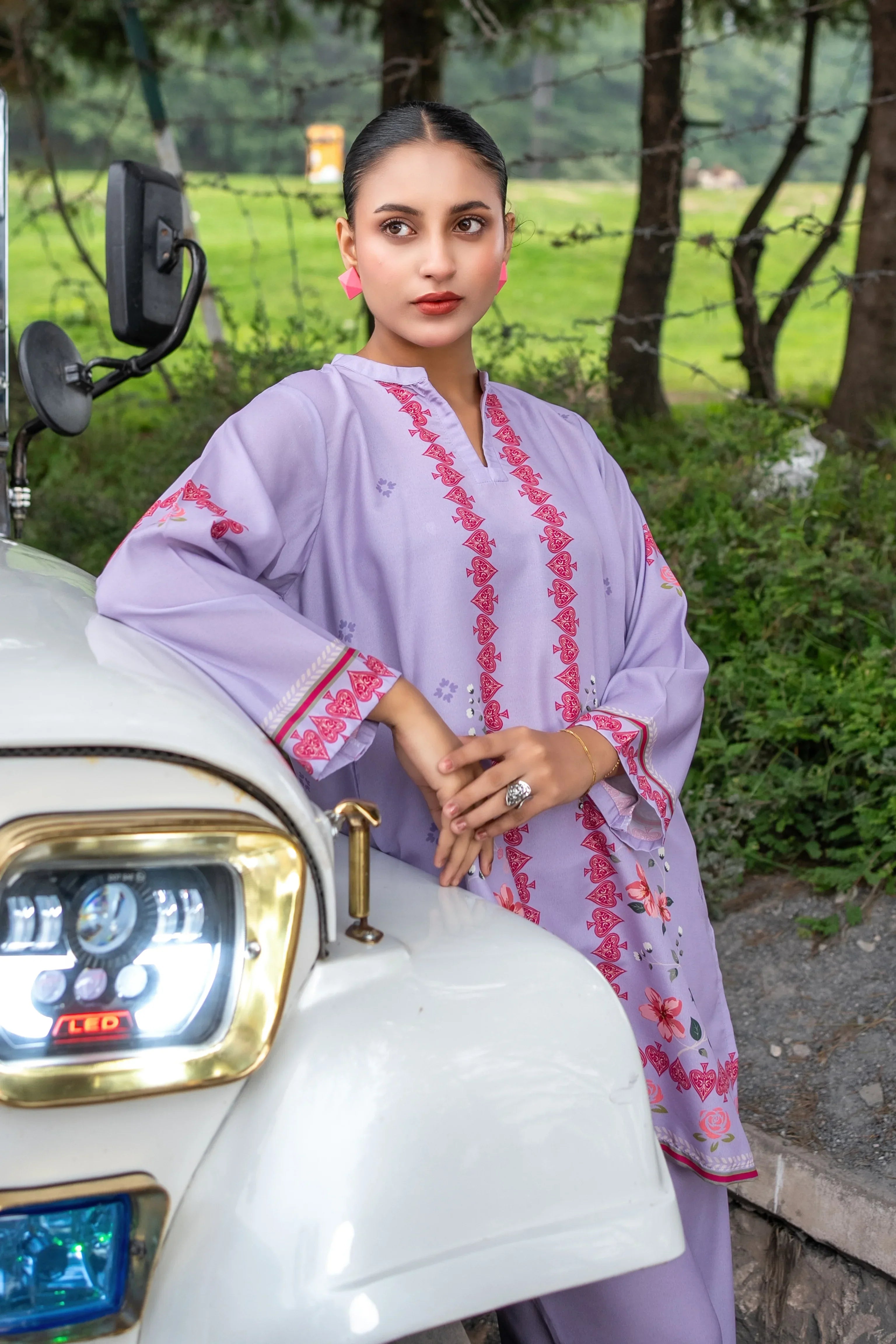 Dhaga Stitched Co Ords Summer Suit-Elestren