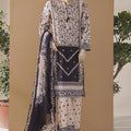 Intermix Art & Craft By HZ Stitched 3 Piece Printed Cambric Collection'2025-ELP-3P-534-Skin