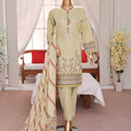 Sumi Stitched 3 Piece Emb Printed Lawn Collection'2025-EM-03-Lemon