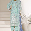 Amyrah By Sada Bahar Stitched 3 Piece Festive Emb Lawn Vol-03 Suit-EMB-809-TARQUISE
