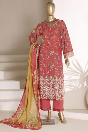 Amyrah By Sada Bahar Stitched 3 Piece Festive Emb Lawn Vol-03 Suit-EMB-810-PINK