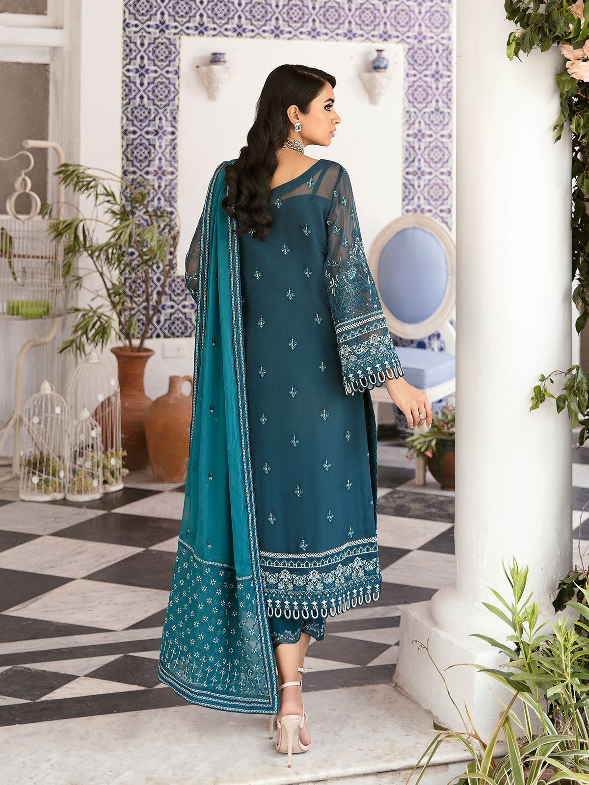 Gulaal Stitched 3 Piece Luxury Emb Pret Vol-01 Collection'2023-Reyah - (GL-EP23V1-12)