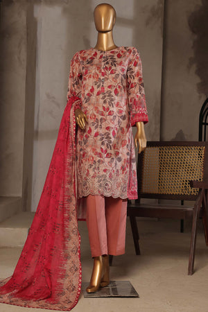 Aashkaar By HZ Stitched 3 Piece Emb Lawn Vol-04 Collection'2025-EPL-016