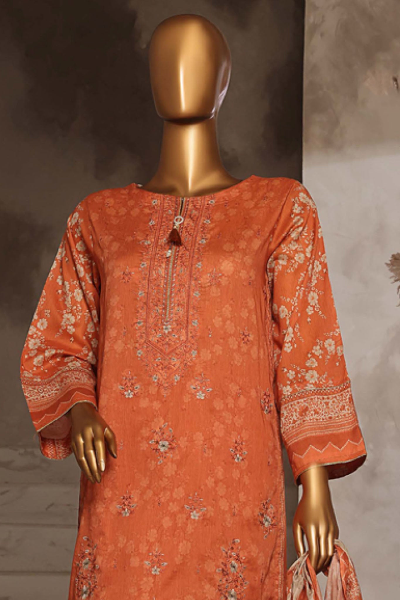 Aashkaar By HZ Stitched 3 Piece Emb Lawn Vol-04 Collection'2025-EPL-017