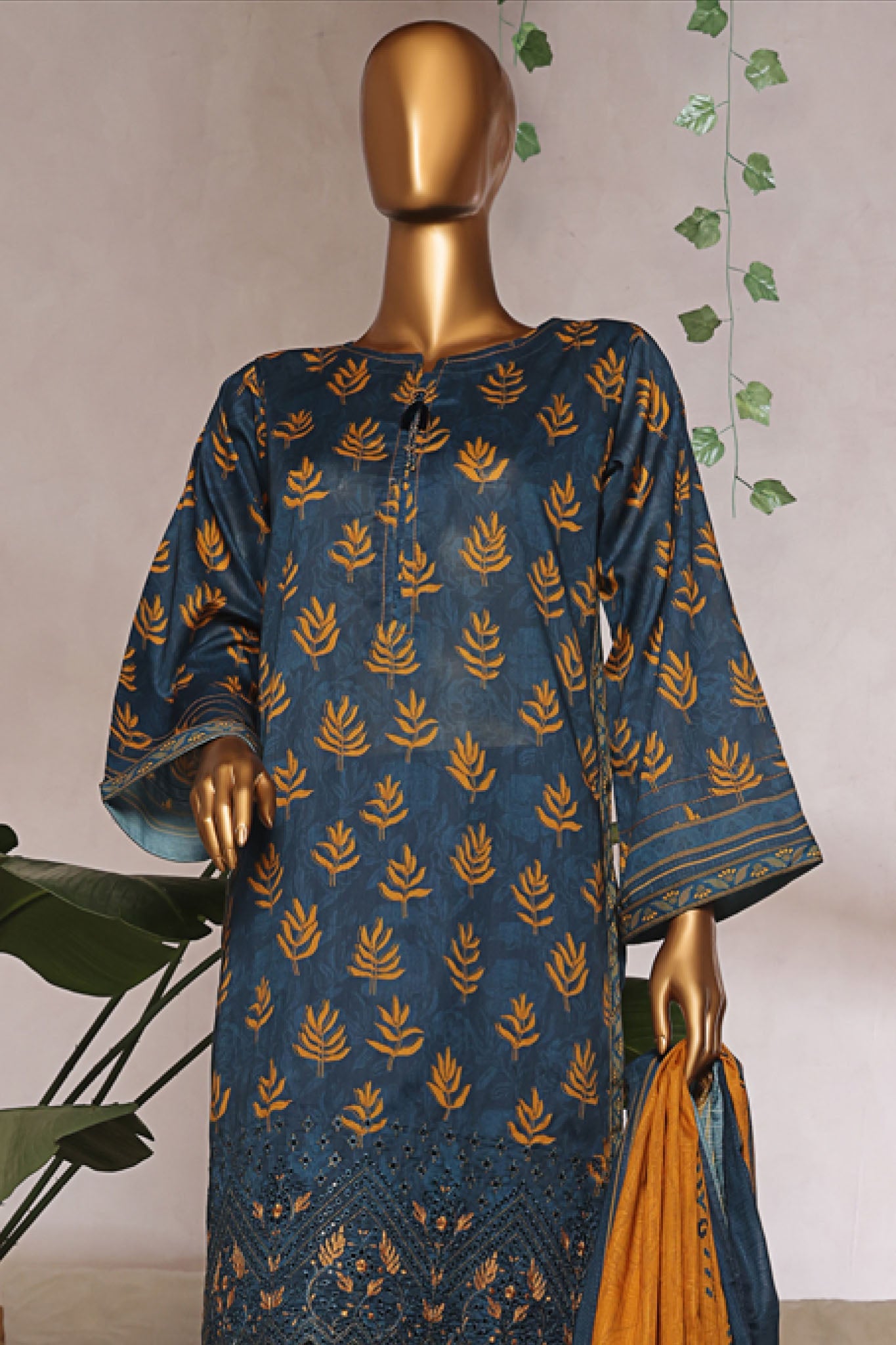 Aashkaar By HZ Stitched 3 Piece Emb Lawn Vol-05 Collection-EPL-004