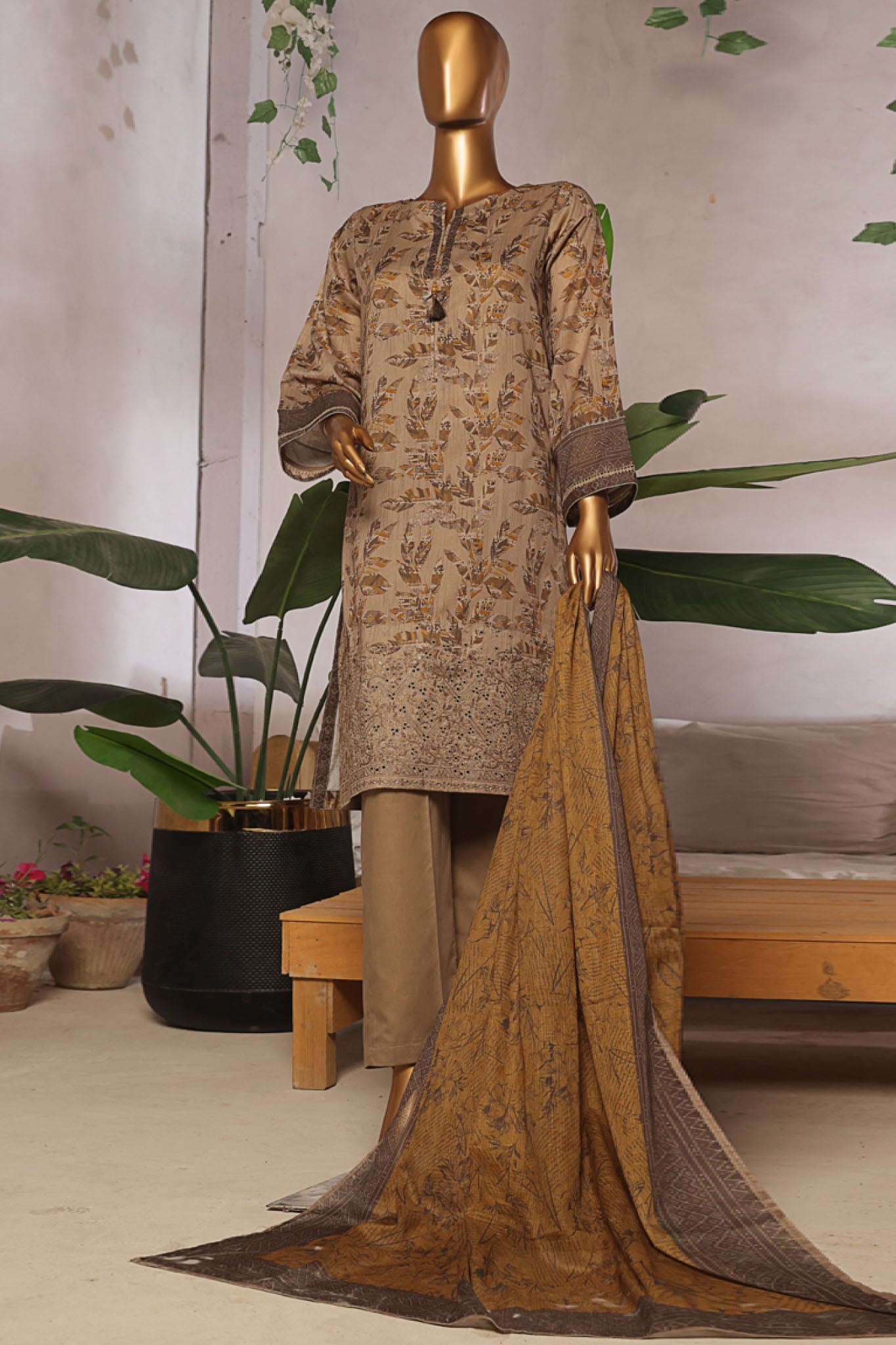 Aashkaar By HZ Stitched 3 Piece Emb Lawn Vol-05 Collection-EPL-005