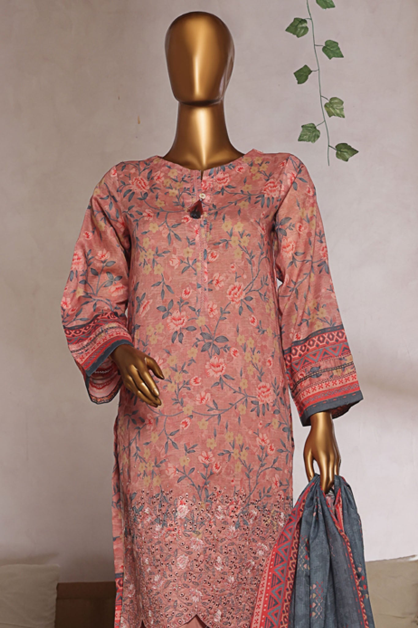 Aashkaar By HZ Stitched 3 Piece Emb Lawn Vol-05 Collection-EPL-007