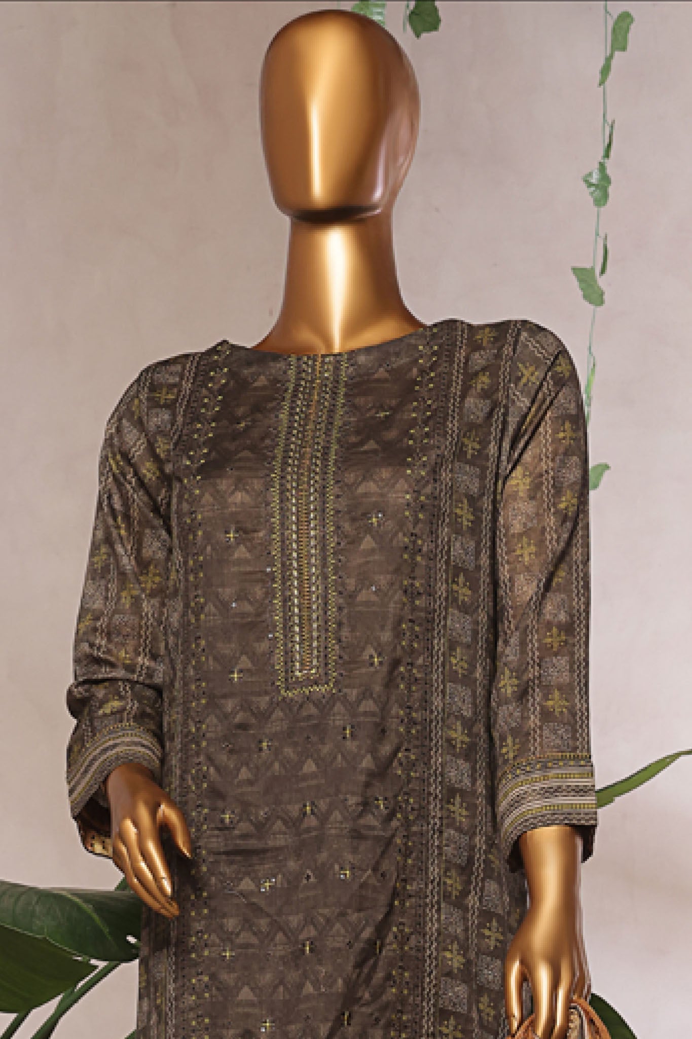 Aashkaar By HZ Stitched 3 Piece Emb Lawn Vol-05 Collection-EPL-009