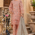 Eid Ke Rang By Bin Saeed Stitched 3 Piece Chikankari Lawn Collection'2025-SM-1774-Pink